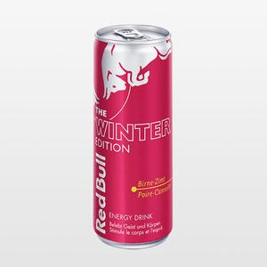 Vente en gros 250ml pour Red Bull Winter Edition Boisson énergisante classique Carbonate sans sucre à faible teneur en glucides Emballage en vrac d'ingrédient primaire - Product Image 1