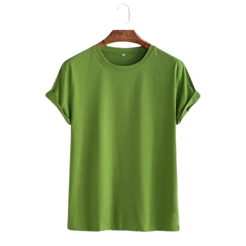 आधे आस्तीन पुरुषों की टी-शर्ट थोक अनुकूलित रंग कपास कपड़े बुना हुआ ओ-गर्दन आकस्मिक उच्च जीएसएम निर्माता