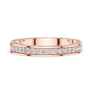 Anillo de Eternidad con Diamantes de Laboratorio de Corte Brillante Redondo de 0.50 CT para Mujer, Claridad VVS-VS EF, Oro de 18K, 14K, 10K y Plata 925 - Product Image 2