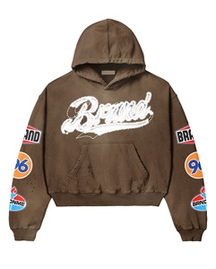 Venta al por mayor Precio barato Moda Ropa personalizada Transferencia de calor Impreso Logo Diseño Invierno Conjuntos de dos piezas Sudadera con capucha Pantalones de chándal - Product Image 2