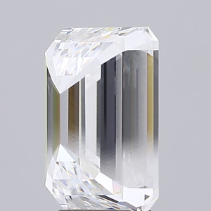 Diamant de laboratoire Rising Diamond DH 5 émeraude 5,01 carats, taille émeraude, couleur E, clarté VVS2, percé au laser, certifié IGI, bijoux - Product Image 5