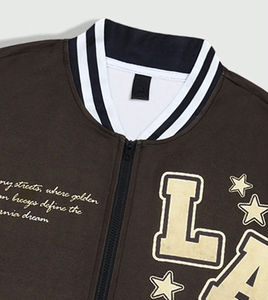 Varsity vestes hommes femmes décontracté hip hop streetwear vêtements d'extérieur style vintage confortable chaud laine corps 2025 - Product Image 3