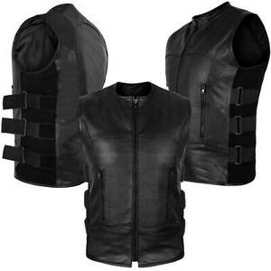 Nouveauté Super Tendance : Gilets d'Hiver Épais et Réversibles en Cuir Véritable pour Hommes, Imperméables, Entièrement Personnalisables, Qualité Supérieure - Product Image 3