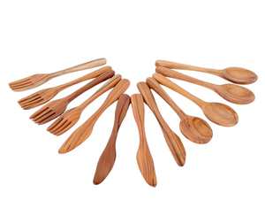 Fourchette à cueillir les fruits en bambou fourchettes naturelles les plus vendues pour les desserts et les fruits servant en gros de l'usine par UF INTERNATION - Product Image 5