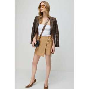 Body de poliamida de estilo casual con tirantes finos, cuello redondo elástico, manga casquillo, ajuste regular y logotipo frontal, 220g Mega Merchant - Product Image 4