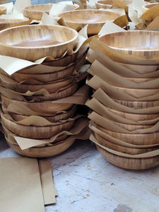 Top Best Seller <b>Dinner</b> Bamboo <b>Set</b> - Eco-Friendly, Sustainable <b>Set</b> Charger Plates With Best Price - <b>BLUE</b> LOTUS From Vietnam - Product Image 6