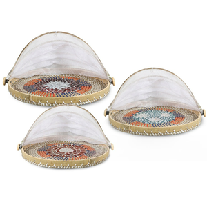 Bandeja para servir de fregona de mezcla de algas marinas de alta calidad con cubierta de comida ecológica para el hogar, cocina, restaurante, almacenamiento hecho en Vietnam - Product Image 4