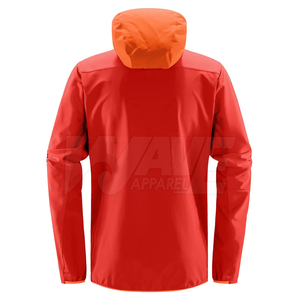 Men's Breathable <b>Mandarin</b> <b>Collar</b> Cotton Filled Long Sleeve Windbreaker <b>Jacket</b> Front Logo Custom Design OEM Service - Product Image 5