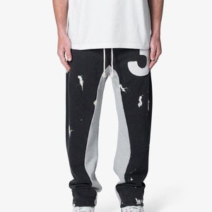 กางเกงวอร์มผู้ชายทรงโอเวอร์ไซส์ผ้าฟลีซหนานุ่ม ปี 2026 ลายทางด้านข้าง แห้งเร็ว เอวยางยืด เหมาะสำหรับวิ่งและออกกำลังกาย - Product Image 1