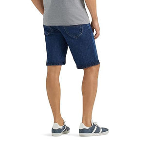 Shorts en jean vintage personnalisés pour homme, style décontracté, streetwear, coupe droite, respirant, délavage clair, effet usé, été - Product Image 3