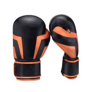 Top vente de haute qualité respirant conception personnalisée professionnel en cuir véritable gants de boxe crochet boucle fermeture pour l'entraînement en plein air - Product Image 1
