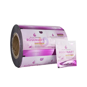 Rollo de película de laminación de plástico suave BOPP/CPP/PE de superficie brillante a prueba de humedad personalizado para envasado de alimentos para envasado de aperitivos - Product Image 1