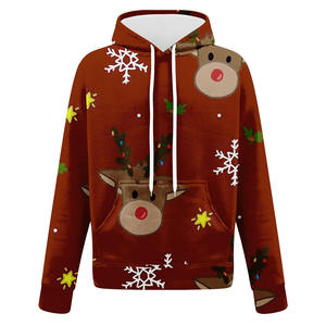 ชุดวอร์มคริสมาสต์สำหรับผู้ชายชุดวอร์มแนวแฟชั่นสไตล์คลาสสิกชุดวอร์มใส่สบาย - Product Image 3