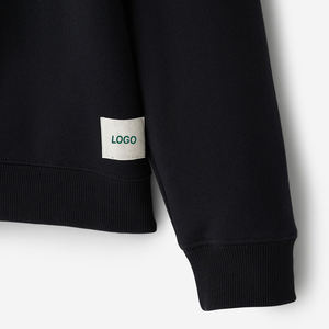 Sudadera de Cuello Redondo de Felpa Francesa de Algodón Grueso Premium para Hombre y Mujer con Gráfico Local y Logotipo Frontal, Servicio OEM/ODM Disponible para Primavera - Product Image 5