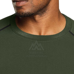 Solid Color Long Sleeves <b>Men</b> <b>Compression</b> <b>Shirts</b> Customized Logo New Style <b>Men</b> <b>Compression</b> <b>Shirts</b> - Product Image 3