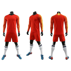 Conjunto de camiseta de fútbol personalizable para hombres y niños, uniformes de entrenamiento de fútbol de manga larga, trajes deportivos con servicio OEM disponible - Product Image 5