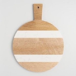 Planche de service en bois naturel et en résine de haute qualité pour les fruits à steak avec poignée planche à découper pour le pain comme service - Product Image 2