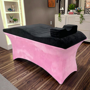 Tùy chỉnh cao cấp bộ nhớ bọt Lash giường Topper Ergonomic Cong Massage bảng đệm Beauty Salon Topper nệm - Product Image 6