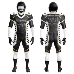 Kit de fútbol americano juvenil sublimado de secado rápido transpirable de alta calidad recién llegado al por mayor - Product Image 1