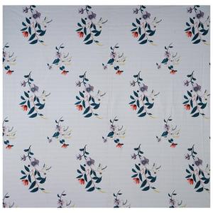 Blue Majestic <b>Floral</b> Print 240 TC Cotton Double <b>Bed</b> <b>Sheet</b> Set with 2 Pillow Covers 3-Piece Home Use (SHKV1016) - Product Image 2