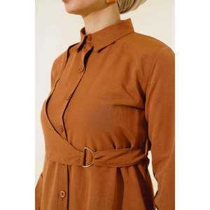 Chemise à rabat avant Tan - Product Image 4