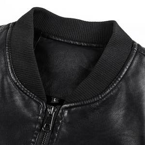 Venta al por mayor más tamaño líder elegante chaqueta de cuero de invierno los hombres a prueba de agua para los hombres - Product Image 4