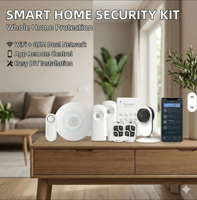 Sistema de Alarma GSM WiFi Inteligente Tuya, Kit de Seguridad Inalámbrico para el Hogar de 433MHz con Marcación Automática y Notificaciones Push en la Aplicación