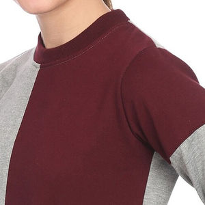 เสื้อฮู้ดดี้และเสื้อสเวตเชิ้ตแขนสั้นลำลองสำหรับผู้หญิง พิมพ์ลายตามสั่ง สำหรับฤดูใบไม้ร่วง ผ้าฝ้ายถัก ระบายอากาศได้ดี สีสันตามสั่ง ขายส่ง - Product Image 6