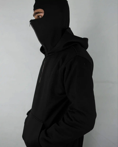 Sweat à capuche Ninja brodé sur mesure ultra doux et chaud pour l'hiver en polaire pour hommes en coton oversize coupe régulière OEM - Product Image 6