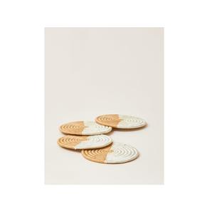 American Style Round Shape Handmade Rattan Coaster in Table Coaster for <b>Dinner</b> Home Decor Accessories - Product Image 1