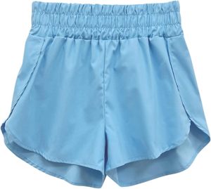 กางเกงขาสั้นแฟชั่นใหม่สไตล์สตรีทแวร์สีพื้นแบบกำหนดเองสำหรับผู้หญิง วิ่งและออกกำลังกาย สวมใส่สบาย 2026 - Product Image 2