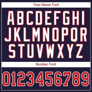 Maillot de softball respirant personnalisé marine rouge blanc maillots de softball de haute qualité maillot d'équipes de jeunes en tissu léger à séchage rapide - Product Image 3