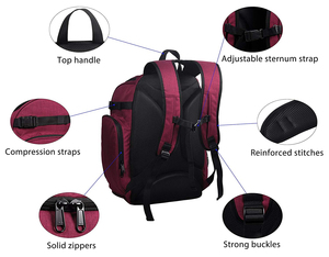 Bolsas de Voleibol 2026 al por Mayor, Mochila de Voleibol para Equipos de Gimnasio con Compartimento Separado para Balón, Bolsa de Voleibol con Servicio OEM - Product Image 4