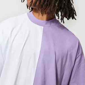 เสื้อยืดลำลองแขนสั้น2สีสำหรับผู้ชายเสื้อ2025ลำลองแบบสร้างสรรค์สำหรับฤดูร้อน - Product Image 3