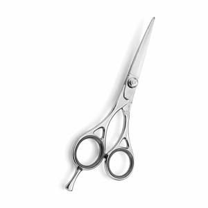 Ciseaux de coiffure professionnels de 6,5 pouces en acier inoxydable, ciseaux de barbier à manche creux, outil de coiffure de salon OEM - Product Image 1