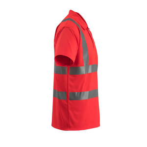 Hot Selling Men's Hi Vis <b>Polo</b> Working T-<b>shirts</b> Custom Logo Safety Clothes with Reflective Hi Vis Waterproof Hi Vis <b>Polo</b> <b>Shirts</b> - Product Image 3