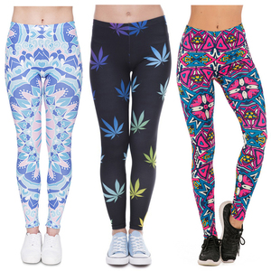 Women's Mid Waist <b>Slimming</b> Casual Summer <b>Leggings</b> for Gym Fitness Exercise Anti-Bacterial Cotton/Bamboo - Product Image 6