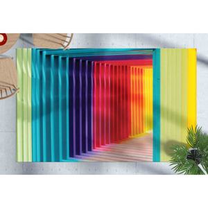 Colorful 3D Effect <b>Rug</b>: Modern Hypnotic Non-Slip Carpet,<b>Chenille</b> <b>Rug</b> - Product Image 1