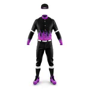 เครื่องแบบทีมเบสบอลเสื้อกีฬาชุดทีมเบสบอลระบายอากาศ - Product Image 1