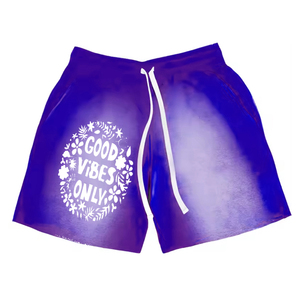 Short délavé à l'acide sérigraphié Short délavé à l'acide design personnalisé pour hommes Vêtements décontractés Taille adulte Short délavé à l'acide pour hommes - Product Image 5