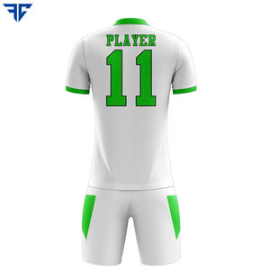 ชุดเครื่องแบบฟุตบอลแห้งเร็วพร้อมโลโก้ออกแบบได้ตามต้องการ - Product Image 6