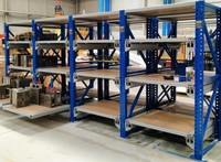 Étagères et supports de rangement 100 % ouvrables avec étagères moulées, en acier inoxydable robuste, capacité de 1000 kg par tiroir