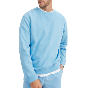 Sudaderas 100% algodón para hombre, sudadera de felpa sostenible, sudadera ecológica para hombre, sudadera con cuello redondo - Product Image 1