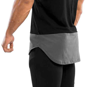 Vente directe de débardeurs de sport pour hommes pas chers, 100% coton respirant, personnalisable, vêtements de musculation de haute qualité - Product Image 2