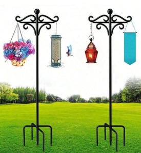 Crochets réglables pour plantes d'extérieur pour mangeoire à oiseaux paniers de plantes lanternes décor de mariage - Product Image 4