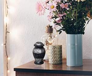 Keepsake Embrace Angle Preying Cremation <b>Urns</b> High Quality Classic Shape Metal Small Keepsake Made India - Product Image 3