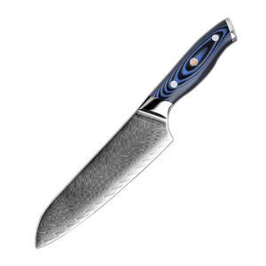 Venta al por mayor profesional japonés Damasco acero Chef cuchillo mango de fibra de vidrio personalizado de alta calidad OEM ODM servicio para Cocina - Product Image 1