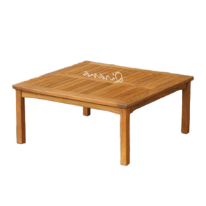 Mesa de centro natural clásica Durabilidad resistente Mesa de centro de forma cuadrada de madera de teca 100 Cm para sala de estar y muebles de jardín - Product Image 5