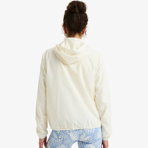 Deux grandes poches veste résistante à l'eau fermeture éclair personnalisée solide pull à capuche femme coupe-vent - Product Image 5