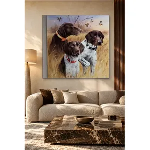 Impression sur toile Fida Three Pointer Dogs Hunting Pheasants - Product Image 4